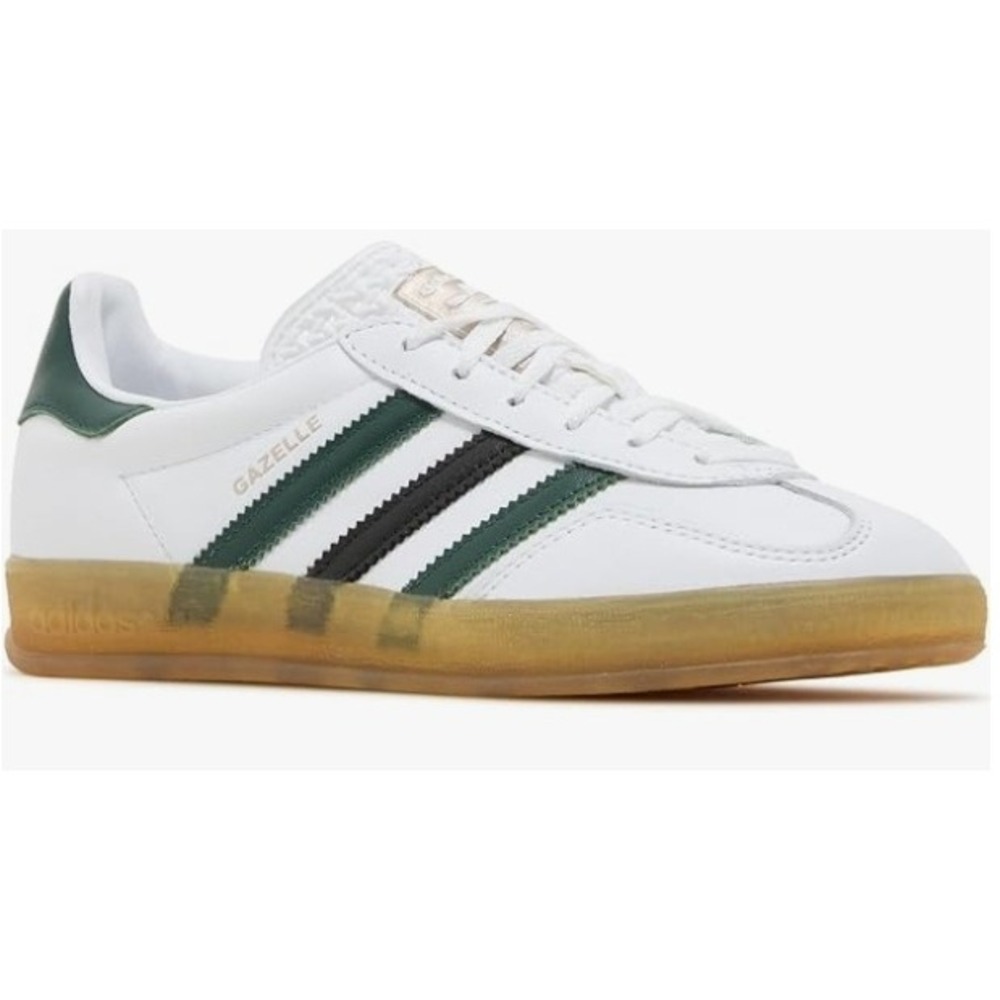 adidas Gazelle Indoor Cloud White Collegiate Green IE2957 Womens 11 Mens 10